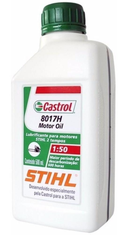 Óleo Castrol Stihl 8017 2 Tempos 500 Ml 10 Unidades