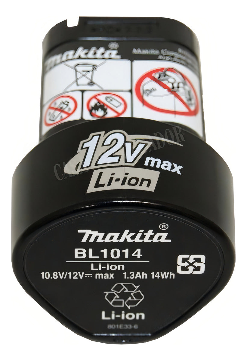 Batería De Lítio Recarregável Makita Bl1014 12V Cor Preto