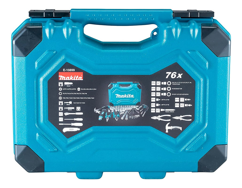 Jogo De Ferramentas Com 76 Pcs Makita - E-10899 Nf