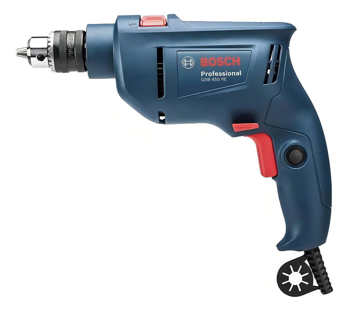 Furadeira martelete elétrica de 10mm Bosch GSB 450RE y Estojo X-Line 41 Peças Bosch 450W y accesorio com caixa de papelão 220V