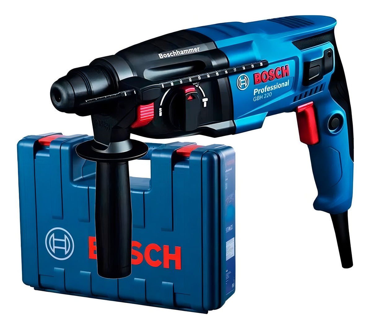 Martelo Rompedor Bosch Professional Gbh 220 Azul com 720W de Potência 220V