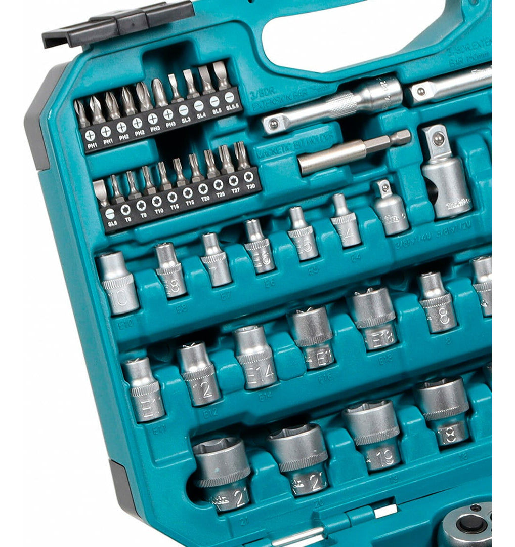 Jogo De Ferramentas Com 76 Pcs Makita - E-10899 Nf