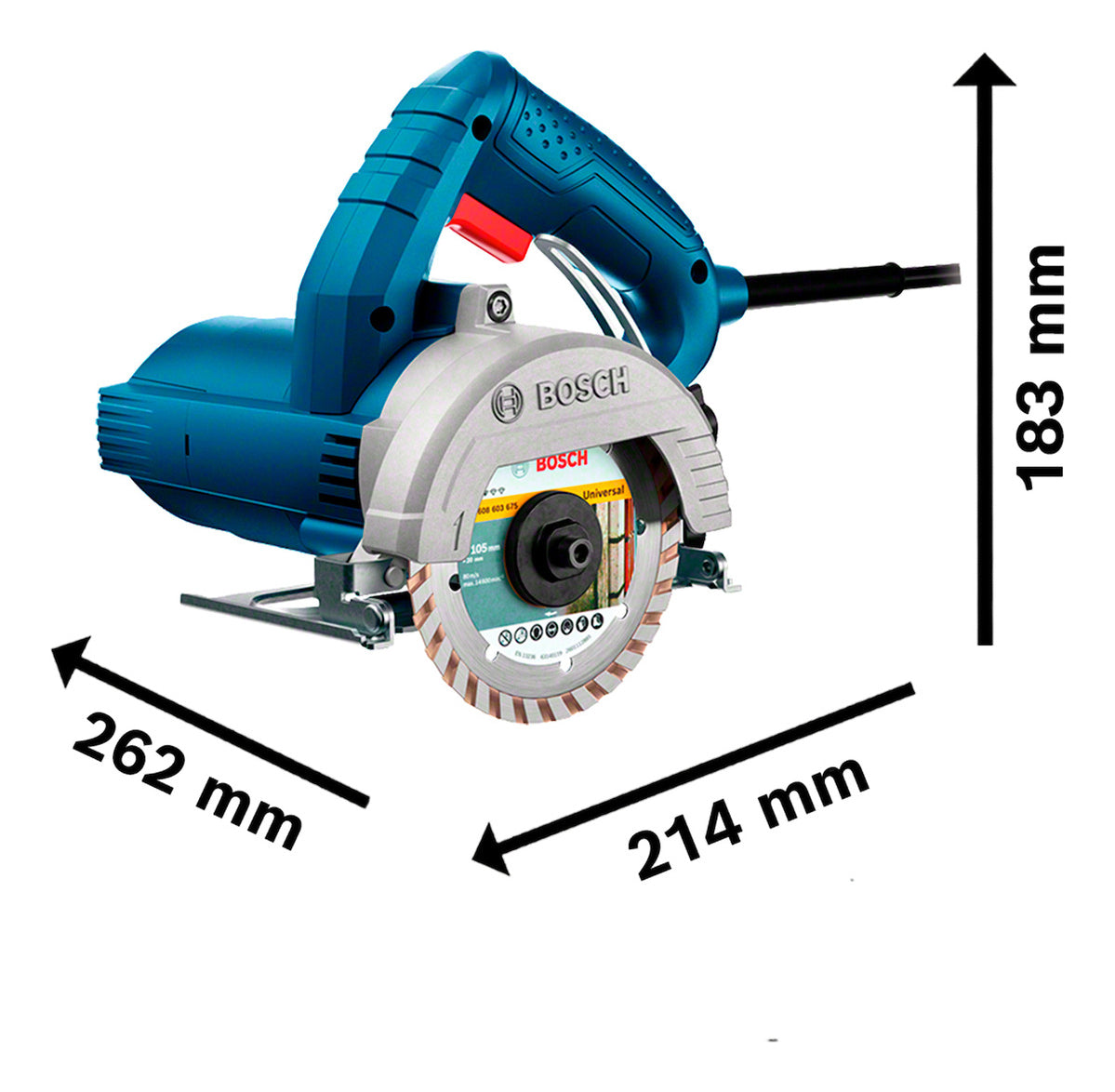 Serra Mármore Titan Bosch GDC150 220v Com 2 Discos Maquifer Frequência 60 MHz