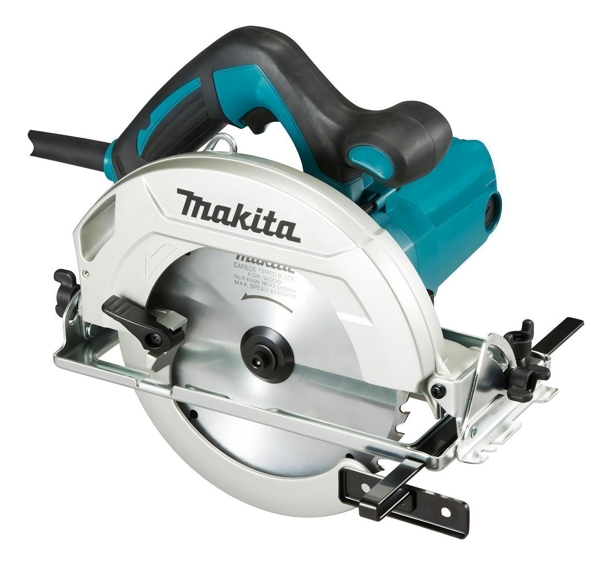 Serra circular elétrica Makita HS7010 185mm 1600W azul-turquesa 120V