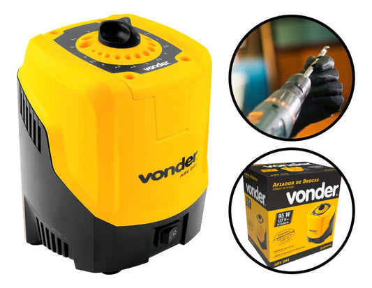 Afiador De Brocas De 3mm A 10mm 95w Abv 095 Vonder Cor Amarelo 110V