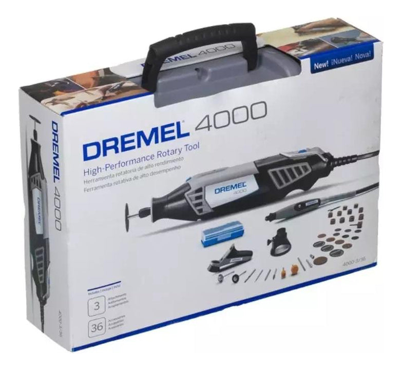 Dremel 4000-3/36 Micro retífica 175W 220V 50Hz