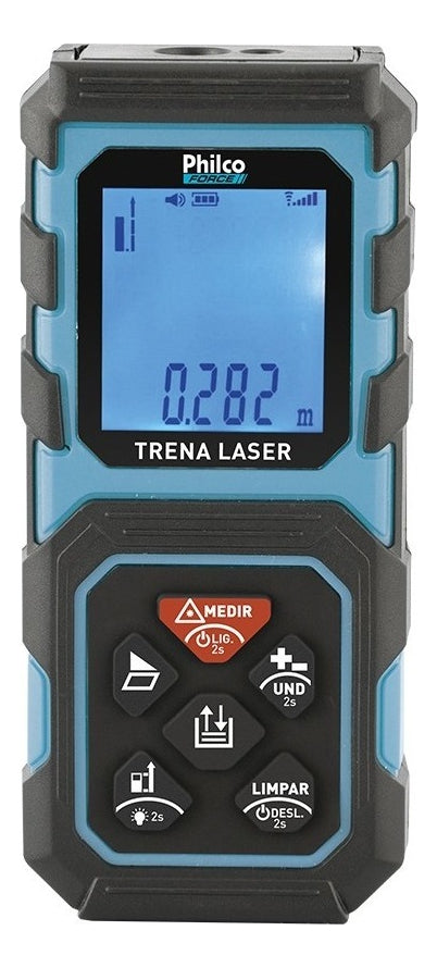 Trena A Laser Force Ptl01 Memória E Calculadora 40m Philco