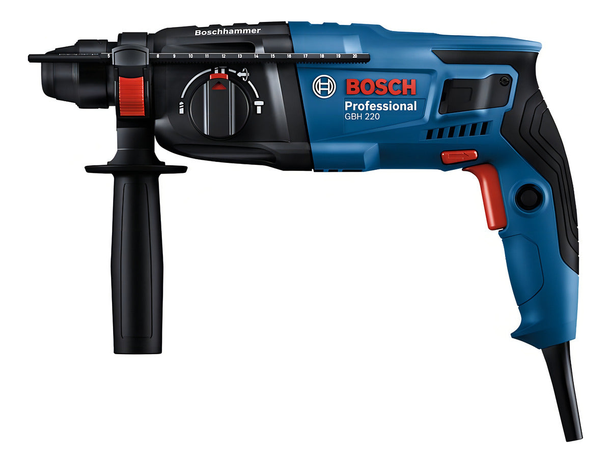 Martelo Rompedor Bosch Professional Gbh 220 Azul com 720W de Potência 220V